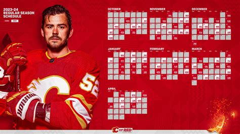 calgary flames schedule 2023-24